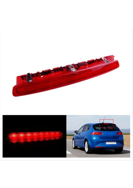Araba LED Monte Fren Işıkları Üçüncü Fren Işığı Seat Ibiza Için 3 Durma Lambası 2008-2017 Leon 2010-2012 (Yurt Dışından) fiyatları