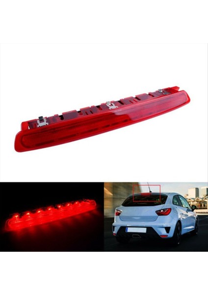 Araba LED Monte Fren Işıkları Üçüncü Fren Işığı Seat Ibiza Için 3 Durma Lambası 2008-2017 Leon 2010-2012 (Yurt Dışından) fırsatları