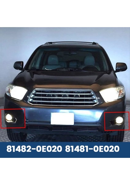 1paır Ön Tampon Sis Lambaları Işıklar Lambalar Toyota Highlander Için Trim Kapak 2009-2015 81482-0E020 81481-0E020 (Yurt Dışından) modelleri