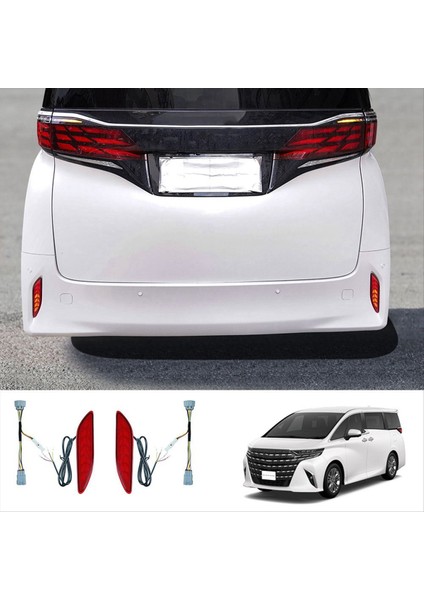 Araba Arka Tampon Dinamik Arka Lamba Arka Sisli Toyota Için Işık Fren Lambası Toyota Alphard 40 Serisi 2024+ (Yurt Dışından) fiyatları