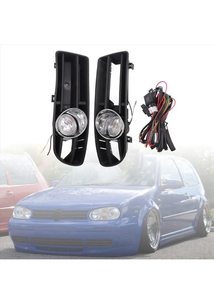 Ön Sis Far Montaj Sis Lambası Izgarası Vw Bora Jetta Mk4 1998-2004 Için Anahtar Kablo Demeti ile (Yurt Dışından) fırsatları