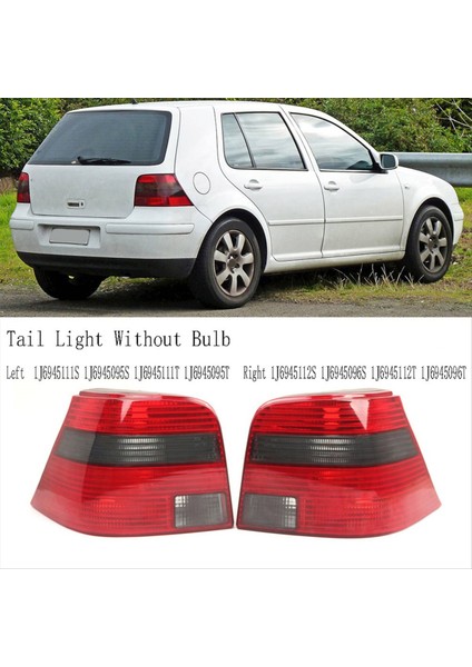 Ampul Olmayan Kuyruk Işığı Arka Fren Işık Kuyruk Işık Muhafazası Vw Golf Için 4 1998-2004 Sol (Yurt Dışından) modelleri