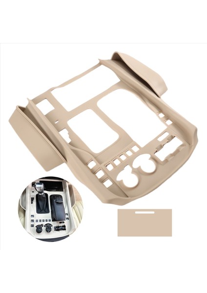 Lexus 570 LX570 Aksesuarları Için Araba Iç Kauçuk Saklama Kutusu Organizatörü 2016-2021 Bej (Yurt Dışından) modelleri
