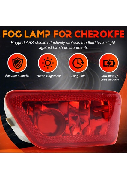 Dodge Yolculuğu Için Arka Sağ Sis Lambası Jeep Compass Grand Cherokee 11-16 Kuyruk Tampon Lambası Sisler Arka Tampon Işığı (Yurt Dışından) fırsatları