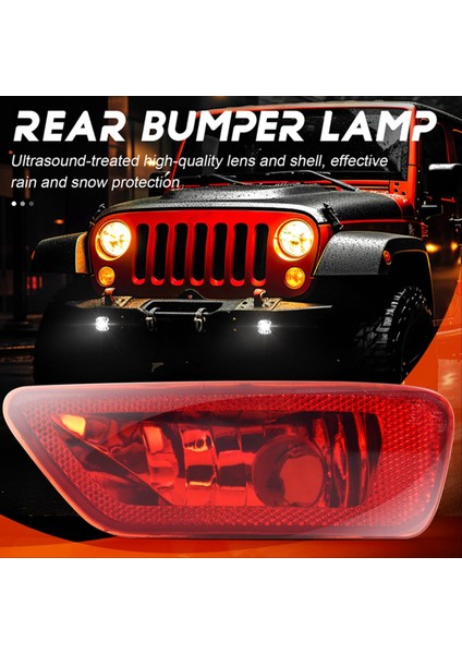 Dodge Yolculuğu Için Arka Sağ Sis Lambası Jeep Compass Grand Cherokee 11-16 Kuyruk Tampon Lambası Sisler Arka Tampon Işığı (Yurt Dışından) indirimleri