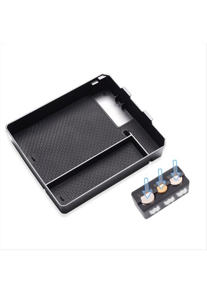 Araba Merkezi Konsol Kolçak Kutusu Saklama Kutusu Toyota Prado 2010-2019 Için Tepsi Aksesuarları Ekle (Yurt Dışından) fırsatları