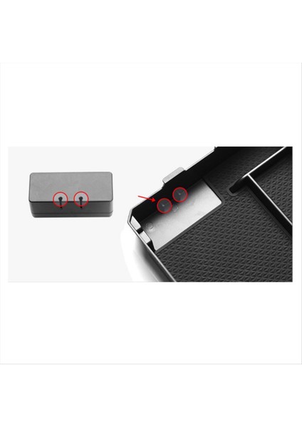 Araba Merkezi Konsol Kolçak Kutusu Saklama Kutusu Toyota Prado 2010-2019 Için Tepsi Aksesuarları Ekle (Yurt Dışından) indirimleri