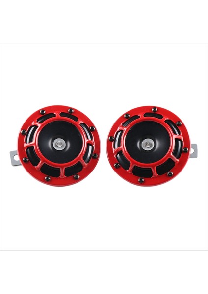 Evrensel Araba Motosiklet Boynuzu 12V Araba Modifiye Boynuz Yüksek Alan Kırmızı Havza Elektrikli Koyun Salyangoz (Yurt Dışından)