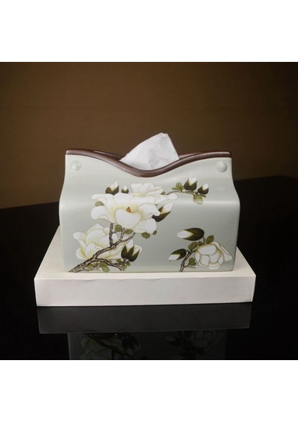 Yeni Çin Tarzı Deri Doku Kutusu Hafif Lüks Ev Sehpa Dekorasyonu Pratik Tasarım Oturma Odası Doku Kutusu (Yurt Dışından) indirimleri