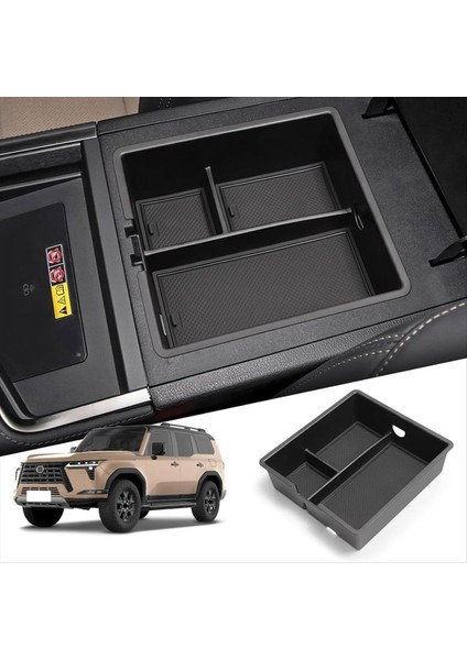Lexus Gx 550 2024 Organizatör Iç Aksesuarlar Için Orta Konsol Koltuk Saklama Kutusu Tepsisi (Yurt Dışından) fiyatları