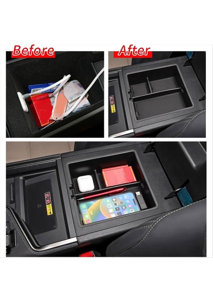 Lexus Gx 550 2024 Organizatör Iç Aksesuarlar Için Orta Konsol Koltuk Saklama Kutusu Tepsisi (Yurt Dışından) modelleri