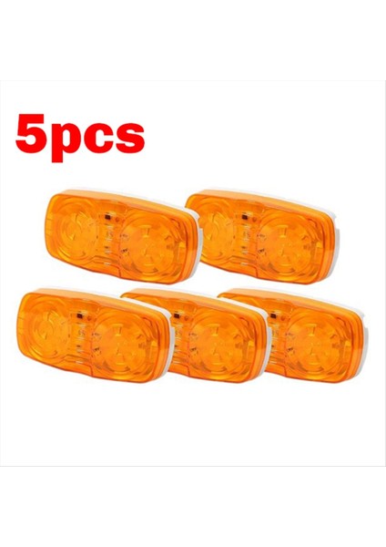 5 Pc LED Kamp Dış Işıklar Rv Römork Işaretçisi Işıkları Çift Bullseye Yan Çamurluk Işıkları 10 Diyot Işıkları (Yurt Dışından) fiyatları