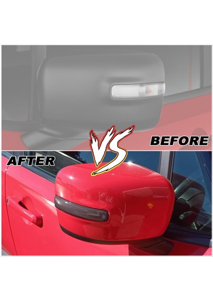 Jeep Renegade 2015-2022 Dönüş Sinyal Göstergesi Için Füme Lens Sıralı Amber LED Yan Ayna Işaretçisi Işıkları (Yurt Dışından) fiyatları