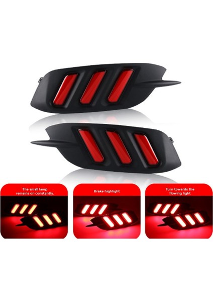 Araba LED Arka Tampon Kuyruk Lambası Lambaları Honda Civic Için Dinamik Dönüş Sinyal Işıkları 2016-2018 (Yurt Dışından) fırsatları