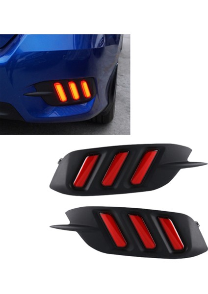 Araba LED Arka Tampon Kuyruk Lambası Lambaları Honda Civic Için Dinamik Dönüş Sinyal Işıkları 2016-2018 (Yurt Dışından) indirimleri