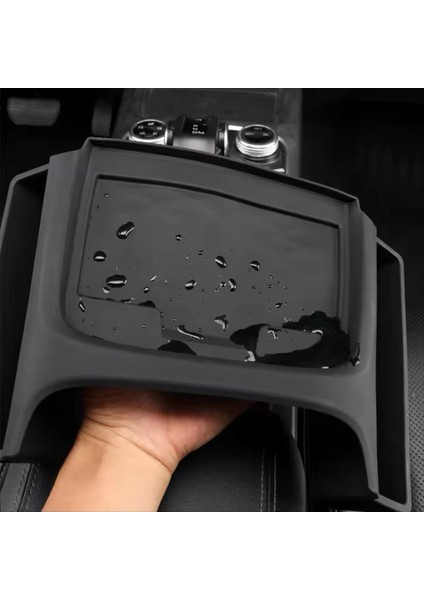 Büyük Duvar Tankı Için 300 Hi4-T Merkezi Kontrol Şarj Silikon Pad Saklama Kutusu Modifiye Iç Aksesuarlar Siyah (Yurt Dışından) fırsatları