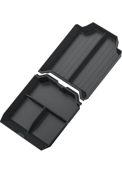 Tesla Cybertruck 2024 Araç Saklama Kutusu Iç Aksesuarlar Için Alt Orta Konsol Organizatör Tepsisi (Yurt Dışından)