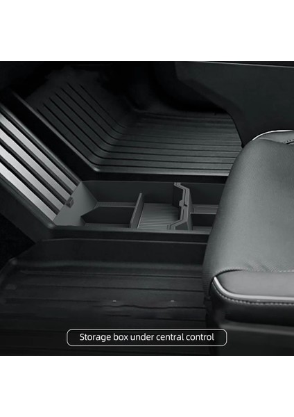 Tesla Cybertruck 2024 Araç Saklama Kutusu Iç Aksesuarlar Için Alt Orta Konsol Organizatör Tepsisi (Yurt Dışından) modelleri