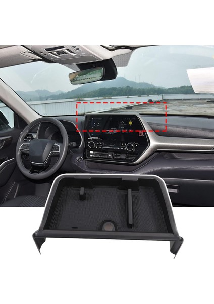 Toyota Grand Highlander 2024 Için Orta Konsol Dash Organizer Ekran Saklama Kutusu Tepsisi Aksesuarları (Yurt Dışından) indirimleri