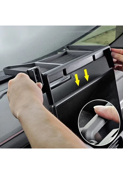 Chery Jetour Traveler Için Arka Ekran Telefon Tutucu T2 2023-2025 Araba Saklama Kutusu Kart Iç Değişiklik Aksesuarları (Yurt Dışından) modelleri