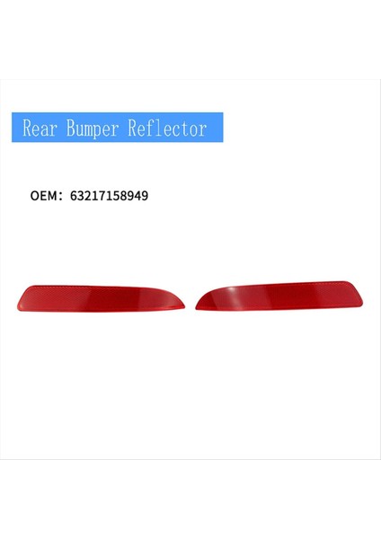 Araba Arka Tampon Reflektör Işığı Bmw E70 X5 2007-2013 63217158949 63217158950 (Yurt Dışından) indirimleri