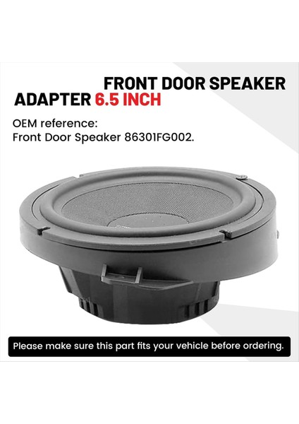 Ön Kapı Hoparlör Adaptörü Subaru Forester Için 6 5 Inç Impreza Outback Wrx/stı Ses Hoparlör Ara Bracket (Yurt Dışından) fırsatları