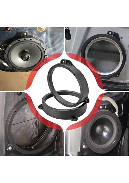Ön Kapı Hoparlör Adaptörü Subaru Forester Için 6 5 Inç Impreza Outback Wrx/stı Ses Hoparlör Ara Bracket (Yurt Dışından) indirimleri