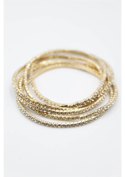 Litaetrend 6'lı Lastikli Bileklik - Altın