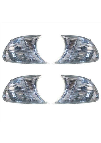 2x Açık Işaretçi Sinyali Yanıp Sönen Köşe Park Park Lambası Bmw E46 3 Serisi Coupe 1999-2001 63126904307 63126904308 (Yurt Dışından)