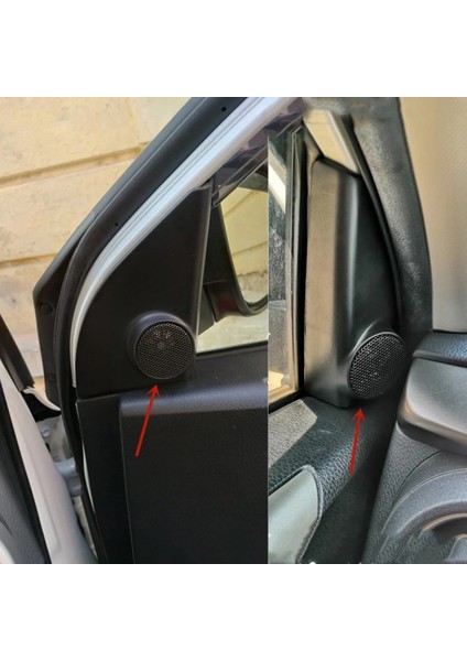 Araba Kapısı Paneli Ses Korsusu Kapak Tweeter Üçgen Hoparlör Hoparlör Kapağı Toyota Rav4 2014-2018 (Yurt Dışından) modelleri