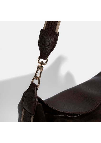 Kadın Kahve Püskül Aksesuarlı Omuz Çantası indirimleri