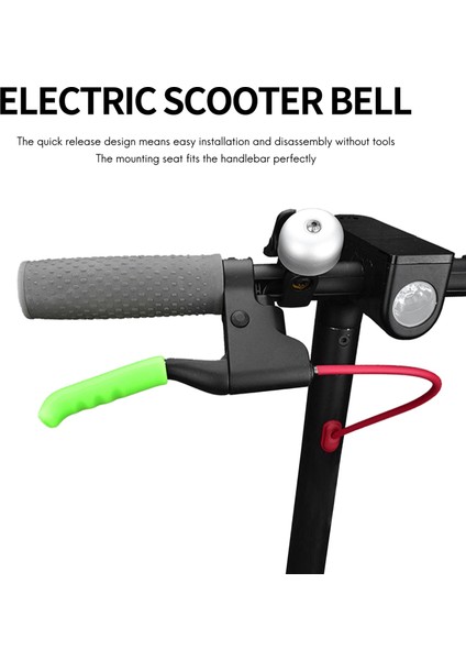Xiaomi Mijia M365 Elektrikli Scooter Acessory Için Alüminyum Alaşımlı Scooter Bels Horn Ring Bell Hızlı Serbest Bırak Montajı (Yurt Dışından) fiyatları