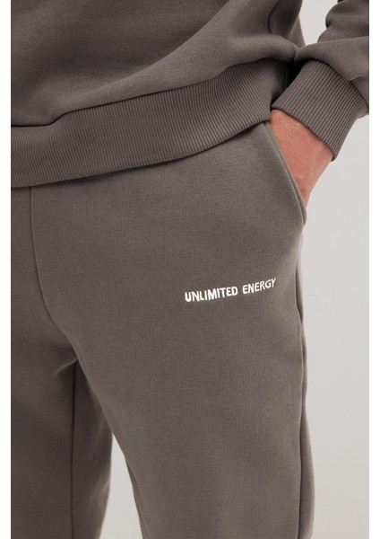 Erkek Relax Fit Pamuklu 3 Iplik Yumuşak Dokulu Içi Polarlı Bisiklet Yaka Gri Eşofman Takımı modelleri