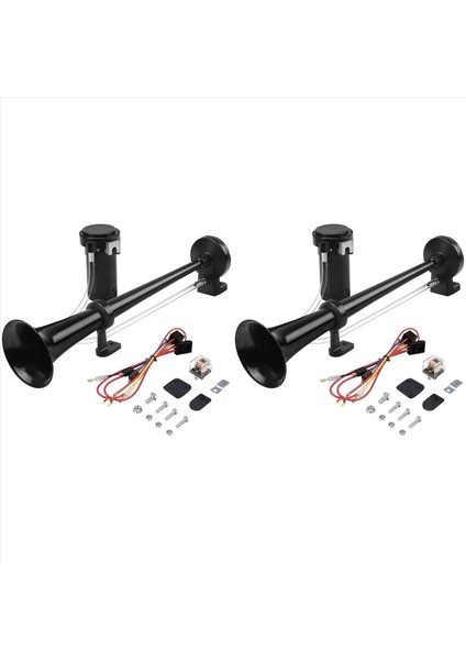 2x 150DB 24V Kamyon Için Tren Boynuzu Tek Trompet Kamyonu Hava Boynuzu 24V Araçlar Için Tren Araba Gemisi Tekne Kamyonu 17 Inç (Yurt Dışından)