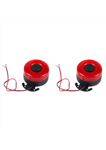 2x Dc 12V-24V 105DB Otomatik Uyarı Siren Ses Sinyali Yedekleme Alarmlar Boynuzları Araba Için LED Bip Ters Hava Boynuzu (Yurt Dışından)