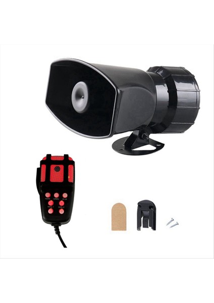 Mic Pa Sistem Acil Durum Amplifikatör Hooter Police Siren Hava Korna Tonu Araba Korna Araba Uyarı Alarm Hoparlörleri Yüksek (Yurt Dışından)