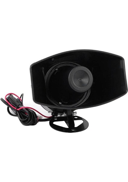 Universal Motosiklet Araba Alarmı Ses 7 Ton Korna 12V 100W Polis Siren Boynuz Hoparlör (Siyah) (Yurt Dışından) fırsatları