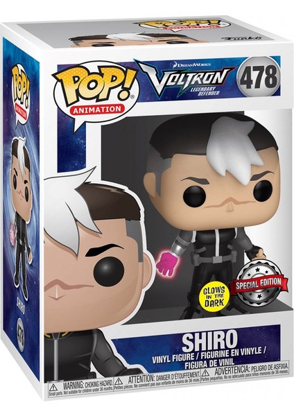 Voltron Shiro With Normal Clothes Glow In The Dark Special Edition