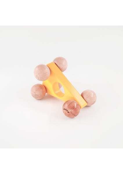 Ahşap Üçgen Araba, Renkli ve Eğlenceli Çocuk Oyunu