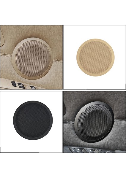 Araba Yükseltilmiş Iç Kapı Hoparlör Tweeter Kapak Trim For-Bmw X1 E84 E90 E91 E92 Bej (Yurt Dışından) fırsatları