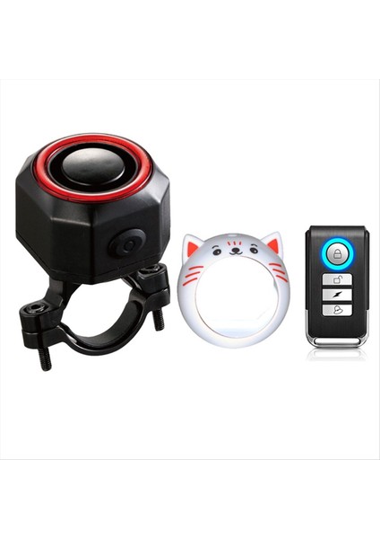 Bisiklet Burglar Arka Lamba Su Geçirmez Akıllı Otomatik Fren Algılama Tail Lambası Uzaktan Kontrol USB Ücret Bisiklet Arka Işık A (Yurt Dışından)