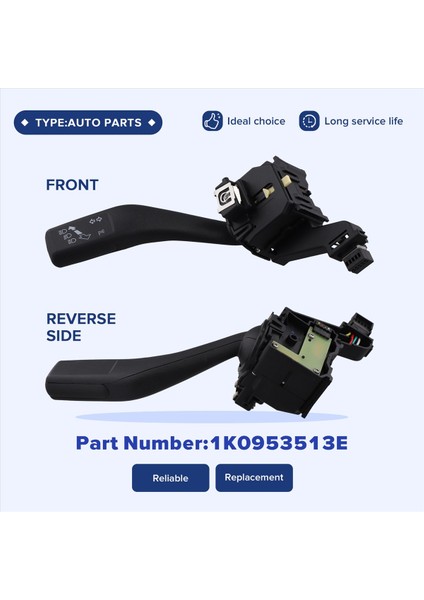 1K0953513E Vw Sagitar Tiguan Golf Skoda Octavia Için Araba Ön Cam Silecek Anahtarı 2004-2013 (Yurt Dışından) indirimleri