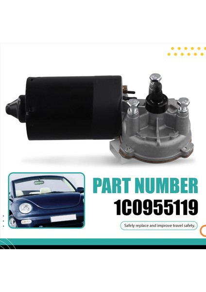1C0955119 Vw Beetle Golf Jetta Passat Için Ön Cam Silecek Motoru (Yurt Dışından) indirimleri