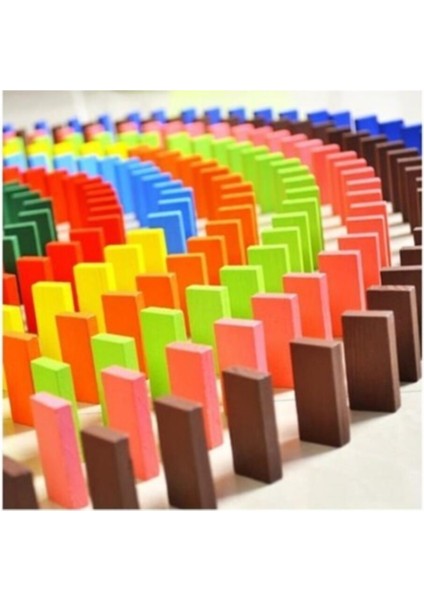 Ahşap Domino Oyunu 200 Parça, Eğlenceli ve Renkli Aile Oyunu fiyatları