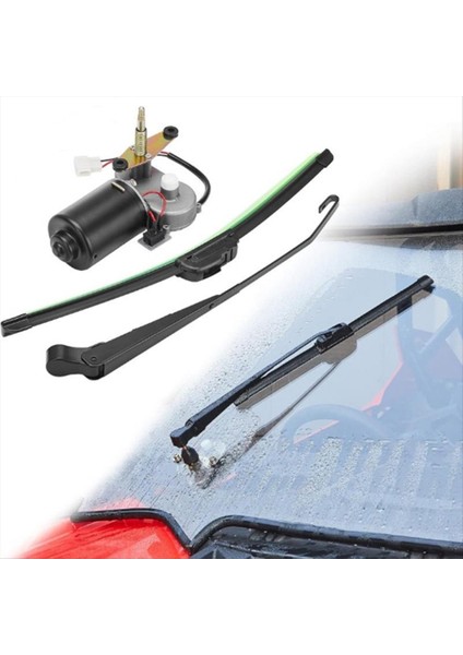 Atv Utv Ön Cam Silecek Motor Kiti Silecek Bağlama Çubuğu Silecek Kolu Can-Am Maverick X3 Yamaha Raptor 700 Cfmoto 500 (Yurt Dışından) fiyatları