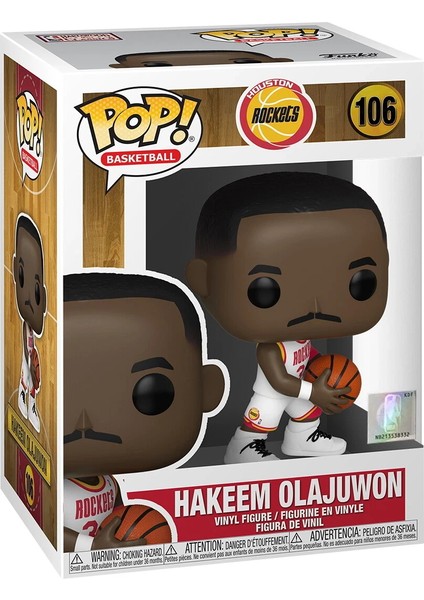 Nba Houston Rockets - Hakeem Olajuwon 106 - Funko Pop! Vinyl Figure