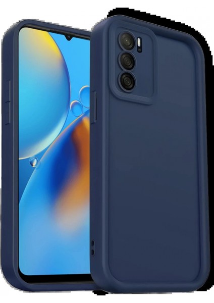 Oppo A16 Kılıf Viera Silikon - Lacivert