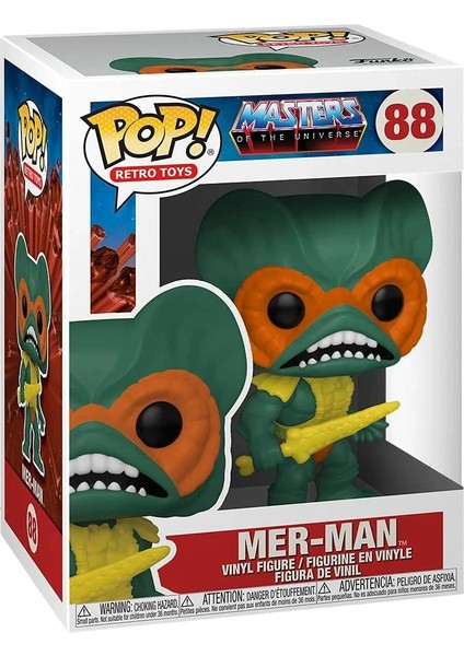 ! Retro Toys Masters Of The Universe Mer-Man #88 Vinyl Figür