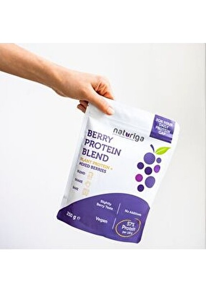 Protein Karışımı 250 gr Berry Meyveli Vegan %57 Bitkisel Protein indirimleri