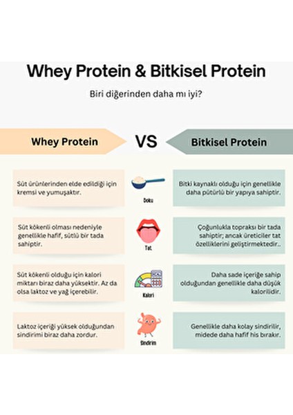 Protein Karışımı 250 gr Berry Meyveli Vegan %57 Bitkisel Protein
